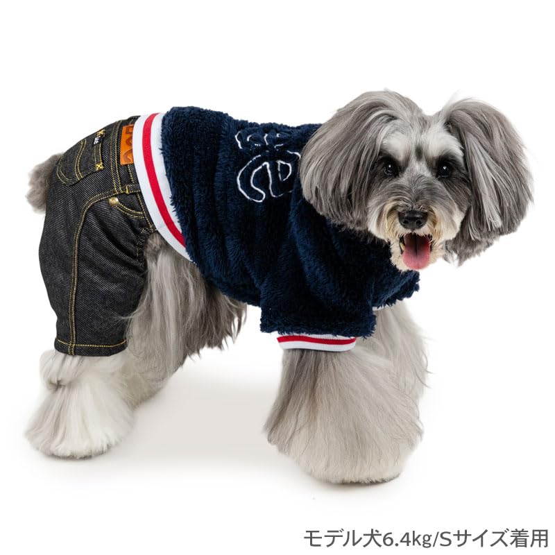 Amazon | ペットパラダイス 犬 服 Lee ボア リブ パンツつなぎ